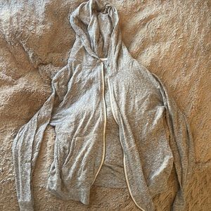 good condition, lightweight, light gray, kids large,